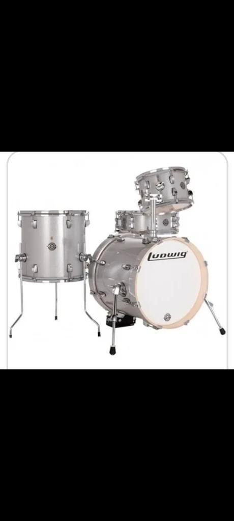 Drumstel, Muziek en Instrumenten, Drumstellen en Slagwerk, Zo goed als nieuw, Ludwig, Ophalen
