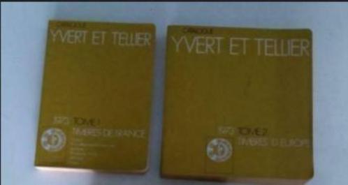 Postzegel Catalogus Yvert et Tellier - Deel 1 en 2 – 1973, Postzegels en Munten, Postzegels | Toebehoren, Catalogus, Ophalen