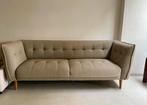 Zetel (stof, beige, 4-zit), Huis en Inrichting, Zetels | Zetels, Ophalen, Gebruikt, Minder dan 75 cm, 150 tot 200 cm