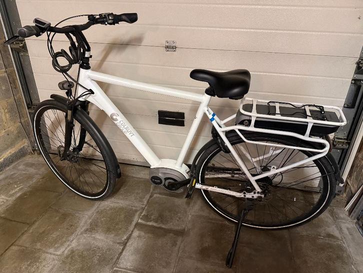 Elektrische herenfiets, Fietsen en Brommers, Fietsen | Heren | Herenfietsen, Gebruikt, 57 tot 61 cm, Versnellingen, Ophalen