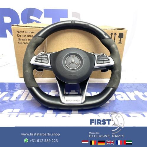W253 C253 GLC63 AMG STUUR + AIRBAG 2018 GLC 63 STUURWIEL + A, Auto-onderdelen, Besturing, Mercedes-Benz, Gebruikt, Ophalen of Verzenden
