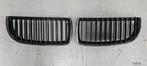 Nieren set Grille met chroomraam en zwarte strepen BMW 3 ser, Auto-onderdelen, Ophalen of Verzenden, Gebruikt