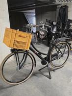Hollandse Batavus fiets met mandje., Vélos & Vélomoteurs, Vélos | Femmes | Vélos grand-mère, Enlèvement, Utilisé
