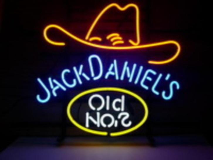 Jack Daniels neon licht reclame decoratie verlichting lamp, Verzamelen, Merken en Reclamevoorwerpen, Nieuw, Lichtbak of (neon) lamp