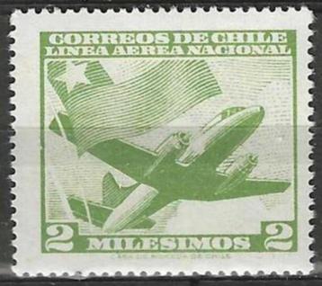 Chili 1960/1962 - Yvert 192PA - Vliegtuig en wimpel (PF)
