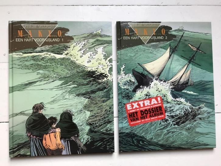 Makyo Een hart voor IJsland 1+2 HC 1996 Dupuis/Vrije Vlucht, Livres, BD, Neuf, Série complète ou Série, Enlèvement ou Envoi