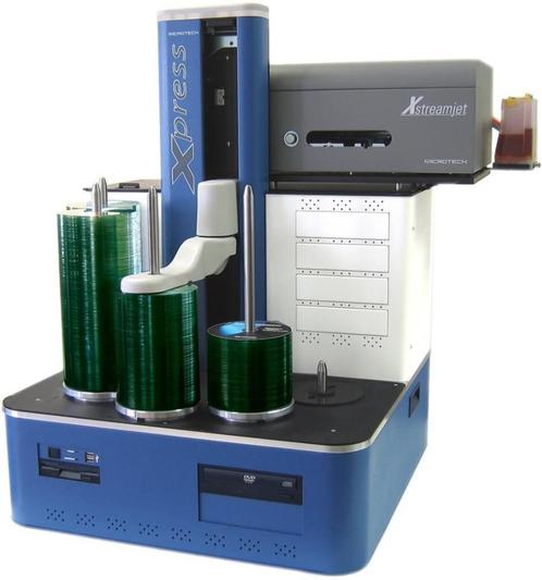 Microtech Xpress Disc Publisher CD Duplicator Discproducer, Computers en Software, Desktop Pc's, Zo goed als nieuw, HDD, Met videokaart