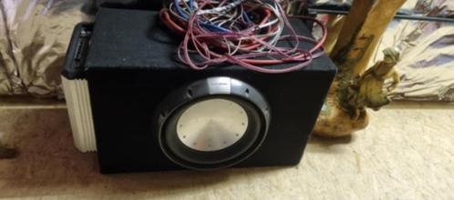 Rockford Fosgate T1 subwoofer met versterker, Auto diversen, Autospeakers, Gebruikt, Ophalen