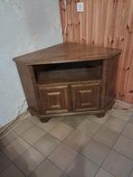 MEUBLE TV EN COIN EN BOIS, Maison & Meubles, Moins de 100 cm, 100 à 150 cm, Enlèvement, Utilisé