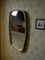 vintage gouden rockabilly spiegel / wandspiegel, Antiek en Kunst, Ophalen of Verzenden