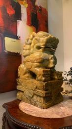 COLORFUL JADE PALATIAL FOO DOGS COUPLE, Tuin en Terras, Waterpartijen en Fonteinen, Ophalen, Zo goed als nieuw