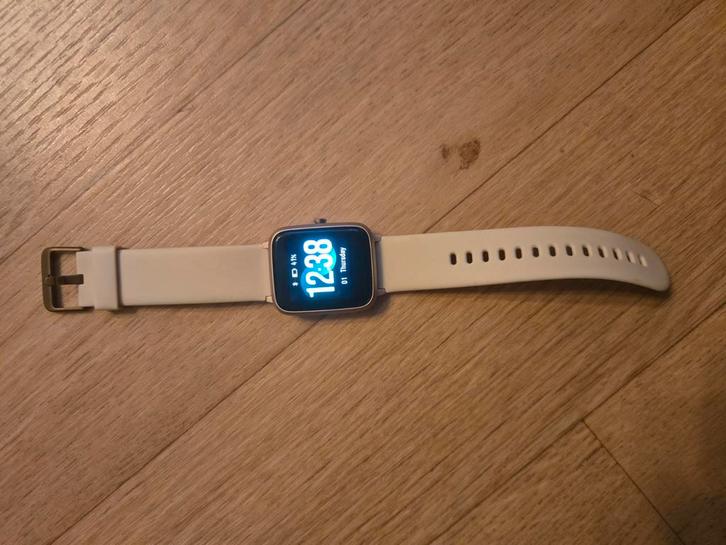 Sport horloge dames, Handtassen en Accessoires, Smartwatches, Zo goed als nieuw, Android, Afstand, GPS, Hartslag, Stappen, Waterdicht