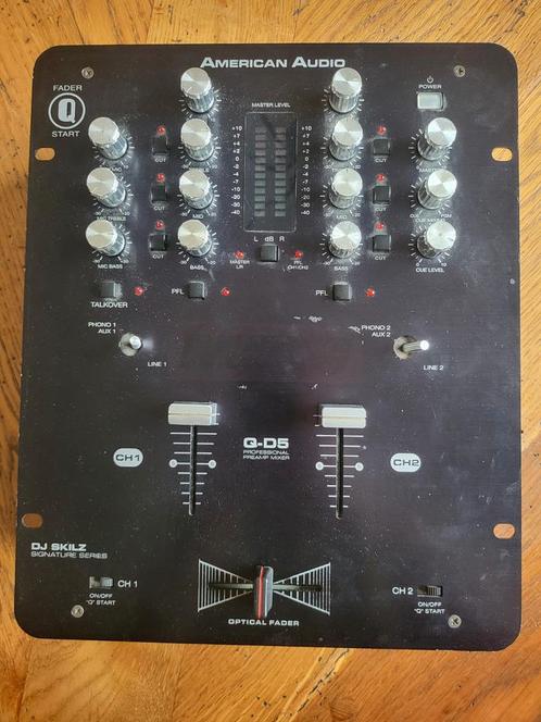 American Audio Q-D5 Pro preamp mixer, Muziek en Instrumenten, Mengpanelen, Gebruikt, Ophalen