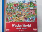 puzzel  1000st  wacky world, Hobby & Loisirs créatifs, Sport cérébral & Puzzles, Comme neuf, Enlèvement ou Envoi