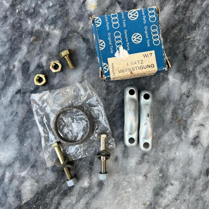 VW Bay Window Bus NOS Uitlaatset uitlaatpijp 1972-1979, Auto diversen, Auto-accessoires, Gebruikt, Ophalen of Verzenden