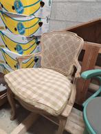 Stoel - fauteuil - renovatieproject - vintage - retro, Tuin en Terras, Tuinstoelen, Ophalen, Gebruikt, Hout