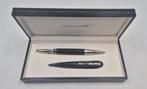 Stylo àplume en fibre de carbone noir Jorg Hysek+porte-stylo, Ophalen of Verzenden, Zo goed als nieuw, Vulpen, Met doosje