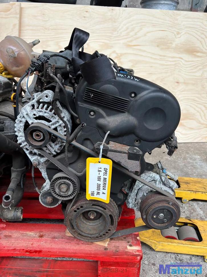 OPEL MERIVA A 1.6 16V Motorblok motor Z16XE, Auto-onderdelen, Motor en Toebehoren, Opel, Gebruikt