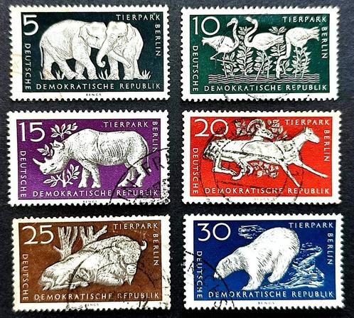 DDR: BERLIN ZOO 1956 COMPLETE SERIE, Postzegels en Munten, Postzegels | Europa | Duitsland, Gestempeld, DDR, Ophalen of Verzenden
