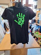 Zwart t-shirt met fluo groen, Vêtements | Femmes, Comme neuf, ANDERE, Manches courtes, Noir