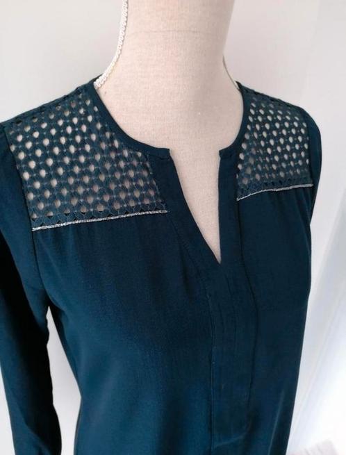 Nieuwe donkerblauwe blouse van Bien Bleu, XS, Kleding | Dames, Blouses en Tunieken, Nieuw, Maat 36 (S), Blauw, Ophalen of Verzenden
