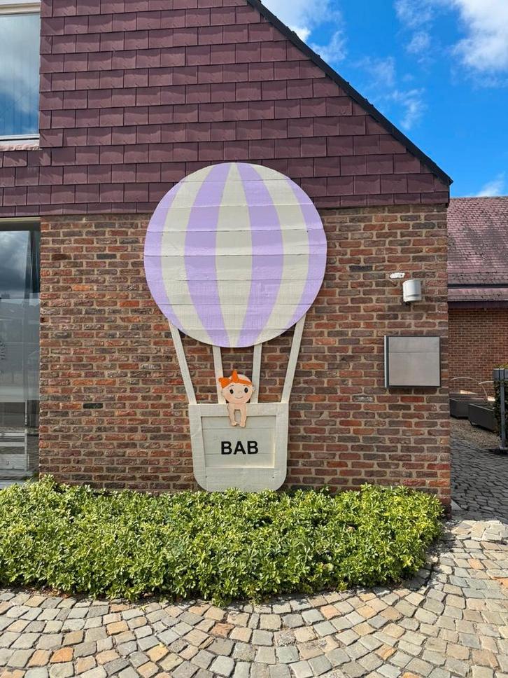 Geboortebord voorgevel baby, Kinderen en Baby's, Kraamcadeaus en Geboorteborden, Zo goed als nieuw, Geboortebord, Ophalen