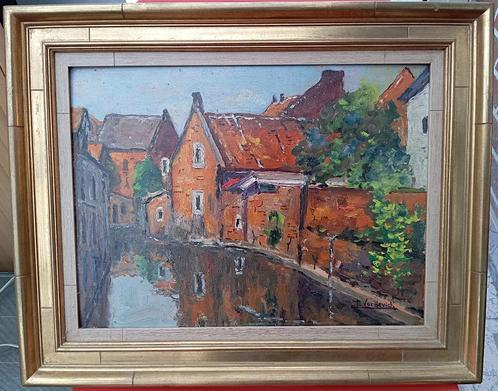 schilderij FIRMIN VERHEVICK (1874-1962), Antiek en Kunst, Kunst | Schilderijen | Klassiek, Ophalen of Verzenden