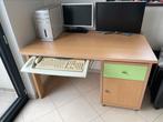 Bureau de Vastiau-Godeau avec tiroir pour clavier, Maison & Meubles, Comme neuf, Enlèvement, Bureau