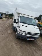 Iveco daily mobile home rijbewijs C, Auto's, Bestelwagens en Lichte vracht, Stof, Zwart, Wit, Bedrijf