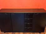 Buffet / armoire de rangement noire  – bon état, Ophalen, Gebruikt