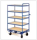 Hoge kar met 5 laden, Ophalen of Verzenden, Zo goed als nieuw, Transportkar