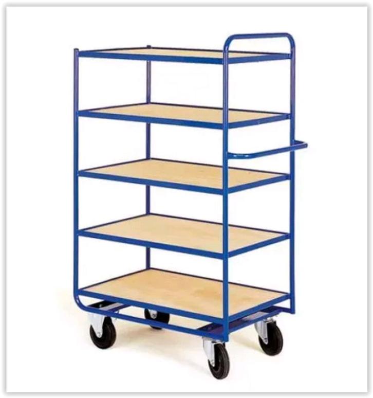 Hoge kar met 5 laden, Doe-het-zelf en Bouw, Transportwagens, Zo goed als nieuw, Transportkar, Ophalen of Verzenden