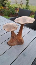 Decoratieve houten paddenstoelen, Jardin & Terrasse, Statues de jardin, Bois, Enlèvement ou Envoi, Neuf