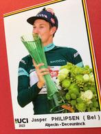 Wielerkaart 2023 tour  team alpecin Jasper philipsen, Verzenden, Zo goed als nieuw