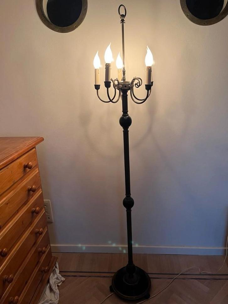Antieke staande lamp, Antiek en Kunst, Antiek | Verlichting, Ophalen