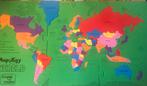 Puzzel in schuim - de wereld, Ophalen of Verzenden
