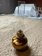 Antieke koper olielamp /petroleumlamp in prima staat!, Ophalen