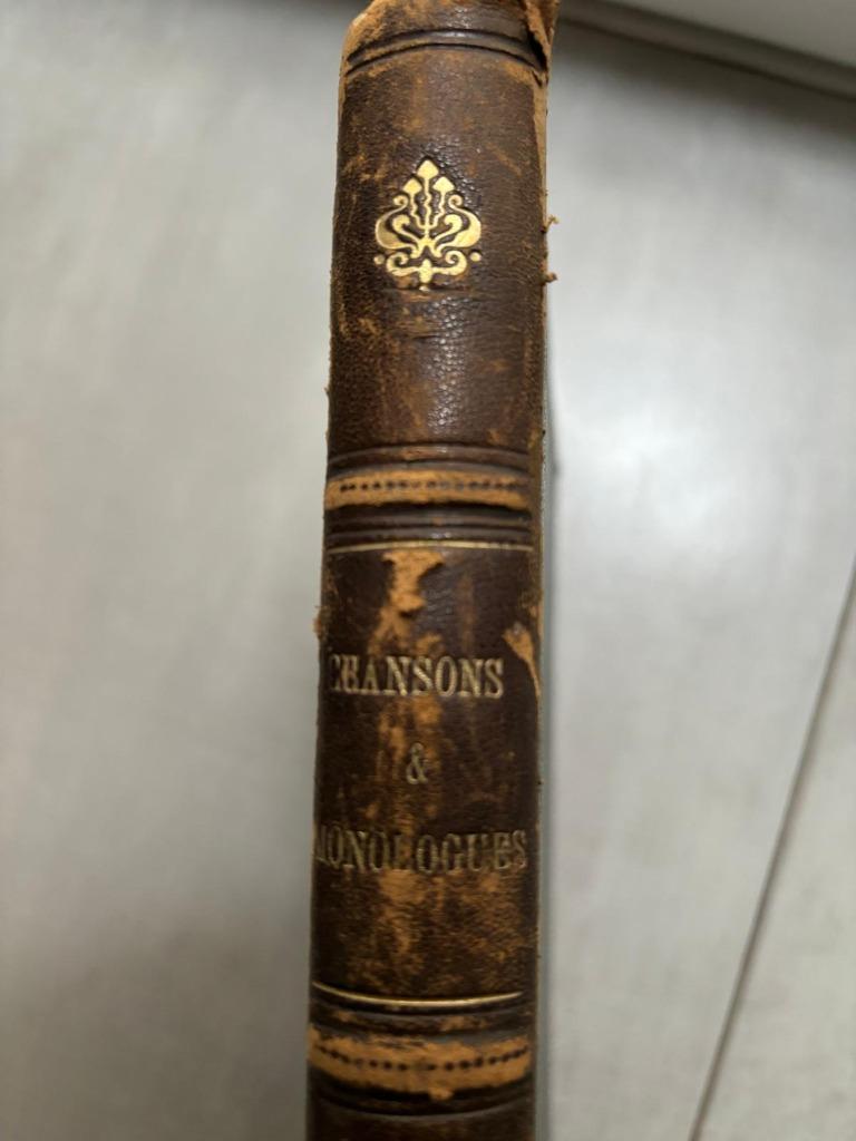 Chansons & Monologues Manuscrits, Appartenant Auguste Talbot, Envoi