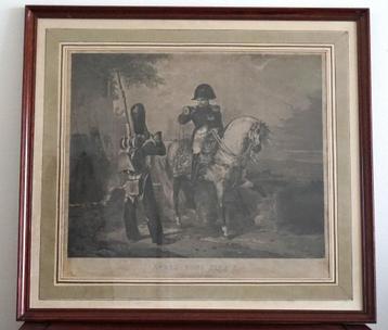 Gravure de Napoléon par Maile d’après une oeuvre de Charlet