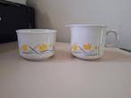 melk en suikerpotje, Ophalen of Verzenden, Zo goed als nieuw