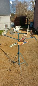 Ancien jouet tir aux pigeons + carabine et flèches, Enlèvement ou Envoi