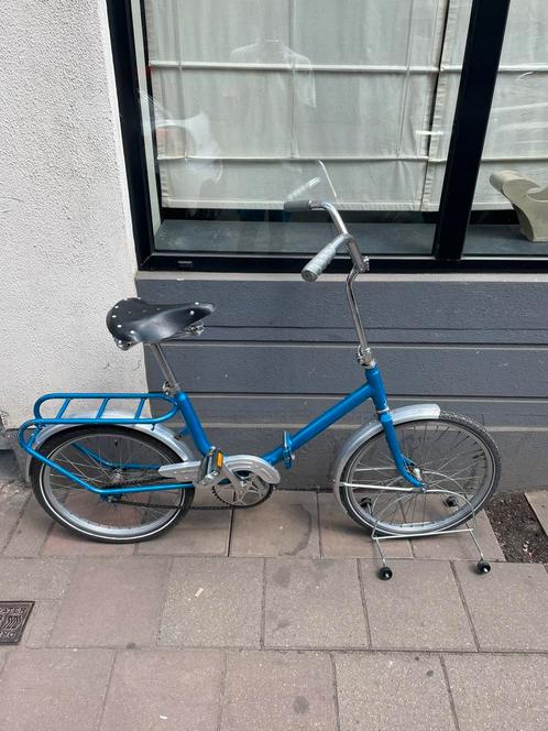 Retro/vintage plooifiets voor op kot/ in de stad!, Fietsen en Brommers, Fietsen | Vouwfietsen, Gebruikt, Deels opvouwbaar, Ophalen