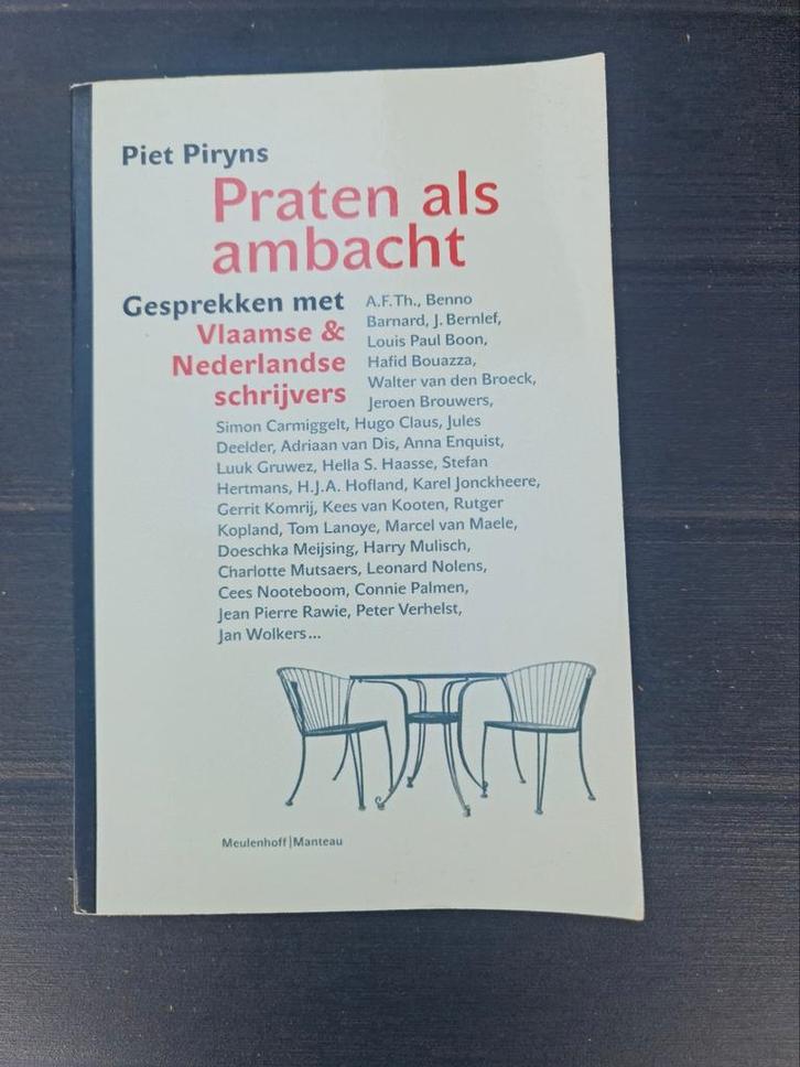 Boek : Praten als ambacht / Piet Piryns, Livres, Poèmes & Poésie, Comme neuf, Enlèvement ou Envoi
