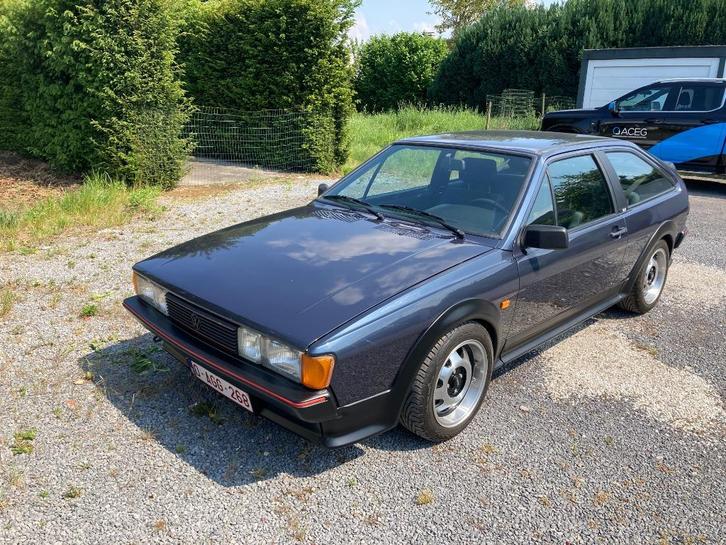 Scirocco GT2, Auto's, Oldtimers, Particulier, Volkswagen, Benzine, Coupé, 2 deurs, Handgeschakeld, Blauw, Grijs, Stof, Voorwielaandrijving