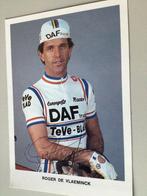 Wielerkaart team daf truks roger de vlaeminck signe, Verzenden