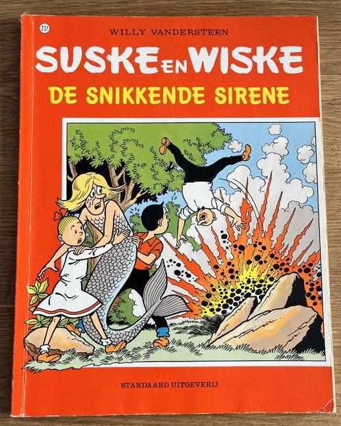 Suske en Wiske - De snikkende sirene -237-1e dr(1993) Strip, Boeken, Stripverhalen, Gelezen, Eén stripboek, Ophalen of Verzenden