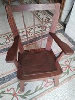 Houten fauteuil (vintage), Huis en Inrichting, Fauteuils, Ophalen, Gebruikt, Minder dan 75 cm, Classic