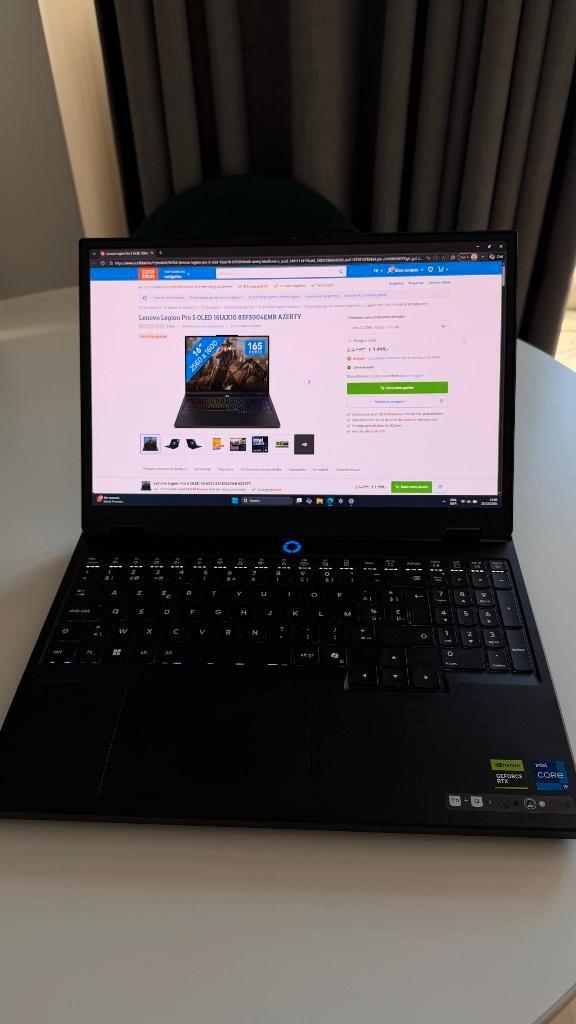 Legion 5i Gen 10 (15″ Intel), Computers en Software, Windows Laptops, Nieuw, 15 inch, SSD, 4 Ghz of meer, 32 GB, Azerty, Met videokaart