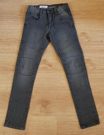 NIEUWE grijze jeans JBC Joey skinny fit maat 128 of 8 jaar