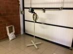 Halogeen lamp op verstelbare voet en 10m kabel., Doe-het-zelf en Bouw, Ophalen, Zo goed als nieuw